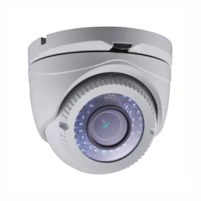 2MP HD TVI 1080P Advanced Armored Dome Camera, Vari-focal 2.8-12mm lens, Motorized Zoom, White