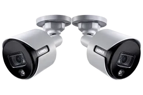 4K Ultra HD Active Deterrence Security Camera (2-pack)