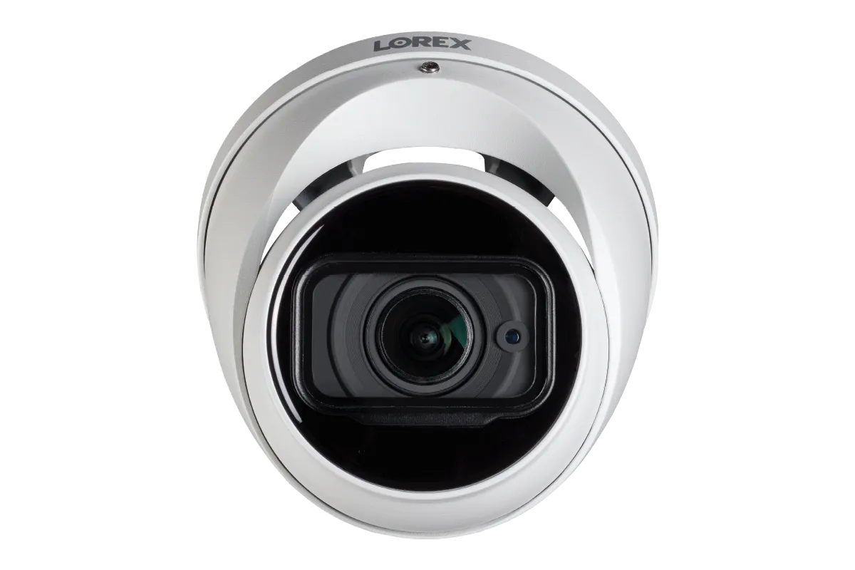 4K Ultra HD Motorized Varifocal Dome Security Camera with Color Night Vision