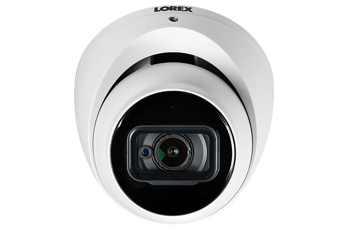 4K Ultra HD Resolution 8MP Outdoor Dome Camera with 150 Night Vision (2-Pack)