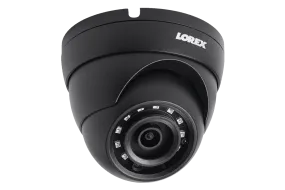 4MP Metal Dome Camera with 150FT Color Night Vision-Black