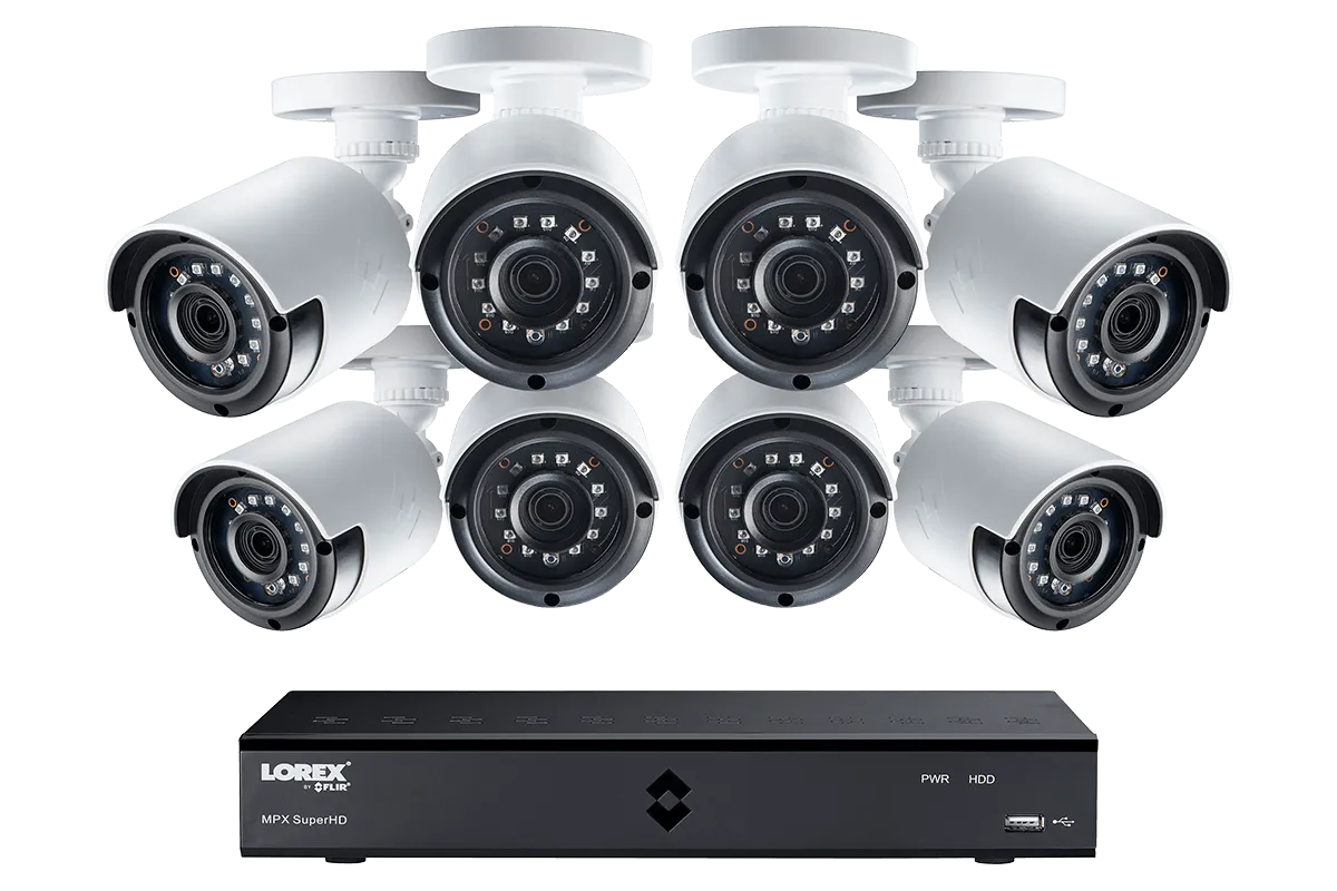 4MP Super HD 16 Channel, 8 Camera Security System