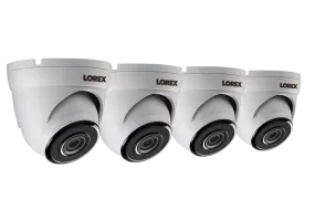 4MP Super High Definition IP Dome Cameras with Color Night Vision (4 Pack)