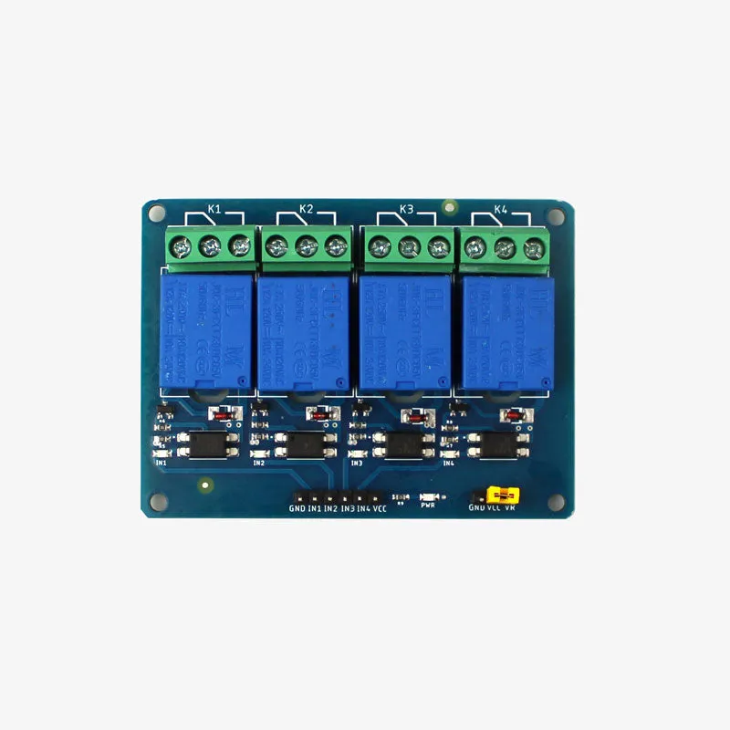 5V/3.3V Four Channel 10A Isolated Relay Module - 4 channel relay module