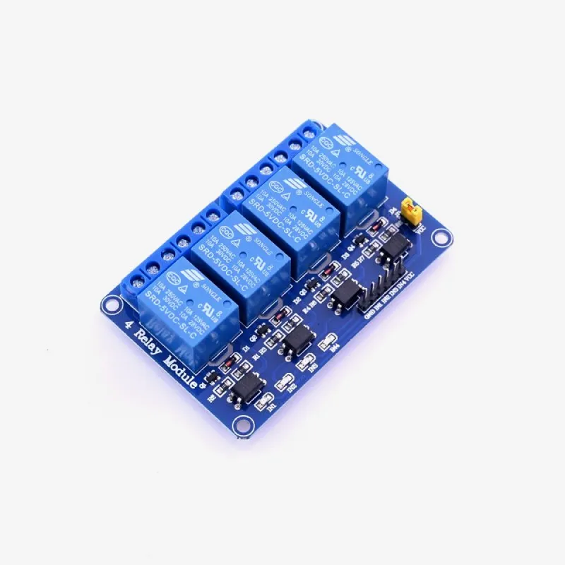 5V/3.3V Four Channel 10A Isolated Relay Module - 4 channel relay module