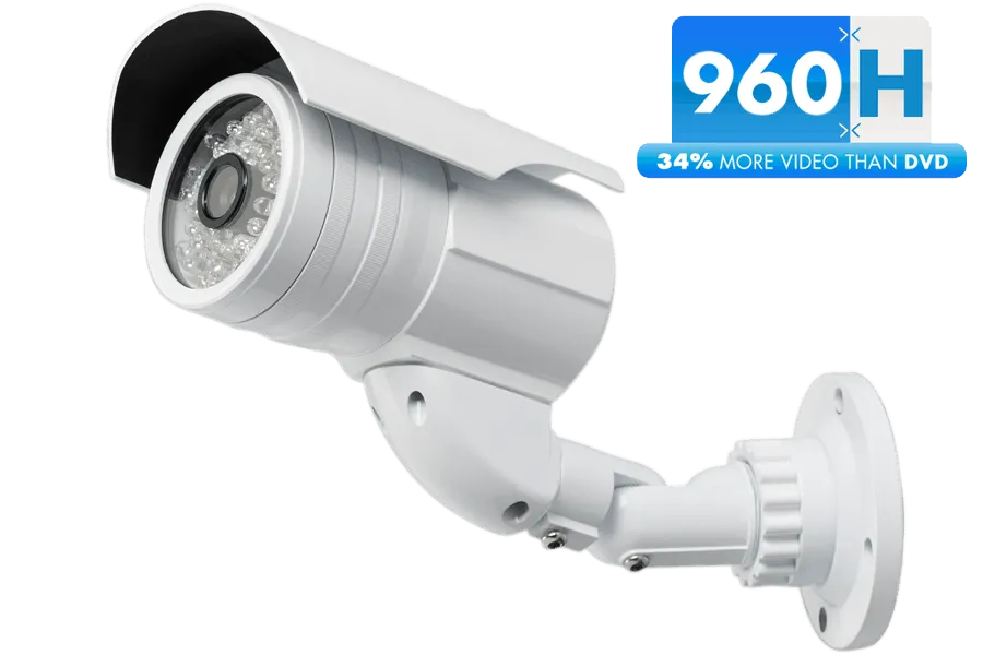 960H weatherproof night vision security camera