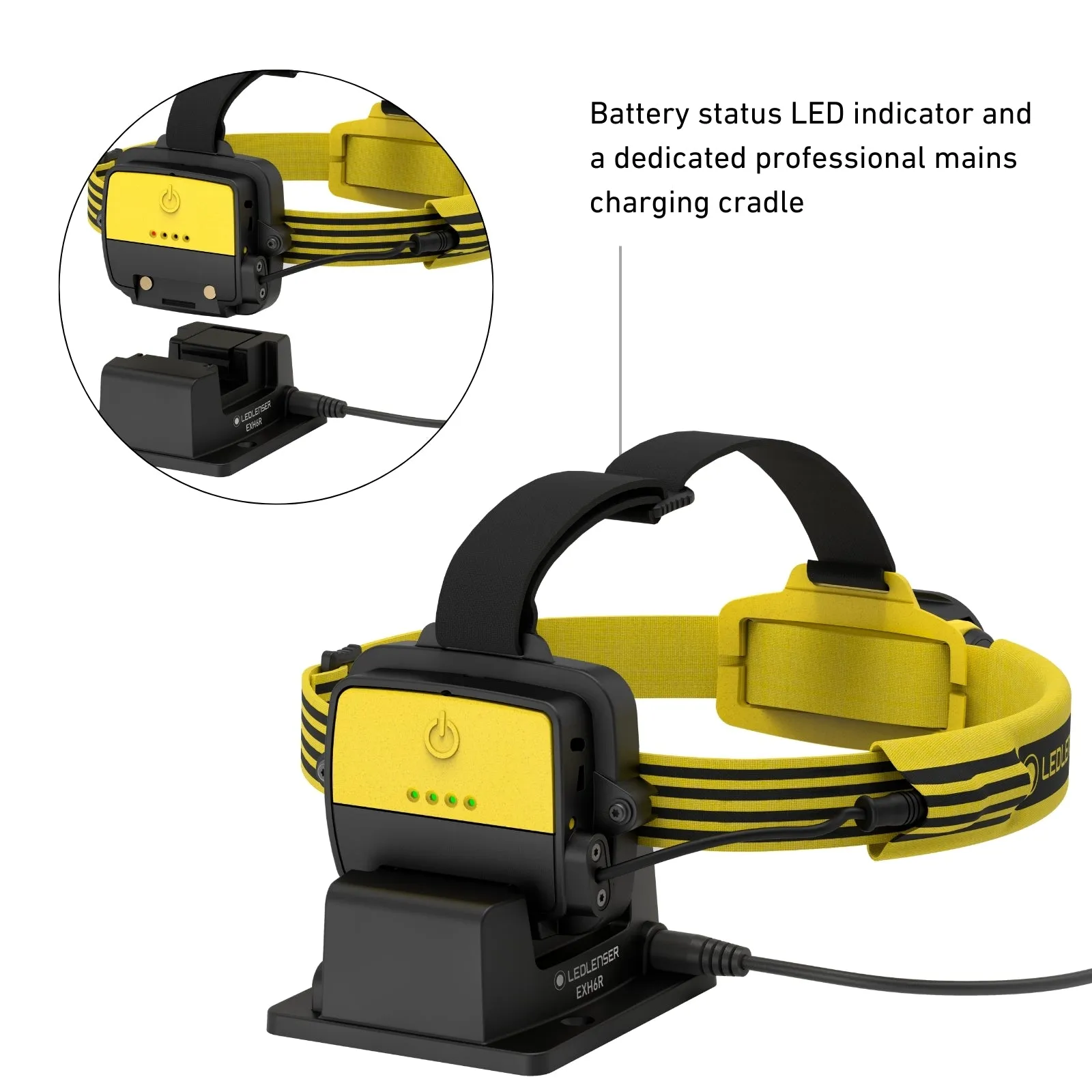 ATEX EXH6R Rechargeable Head Torch Zone 0/21