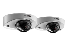 Audio-Enabled HD 1080p Dome Security Camera (2-pack)