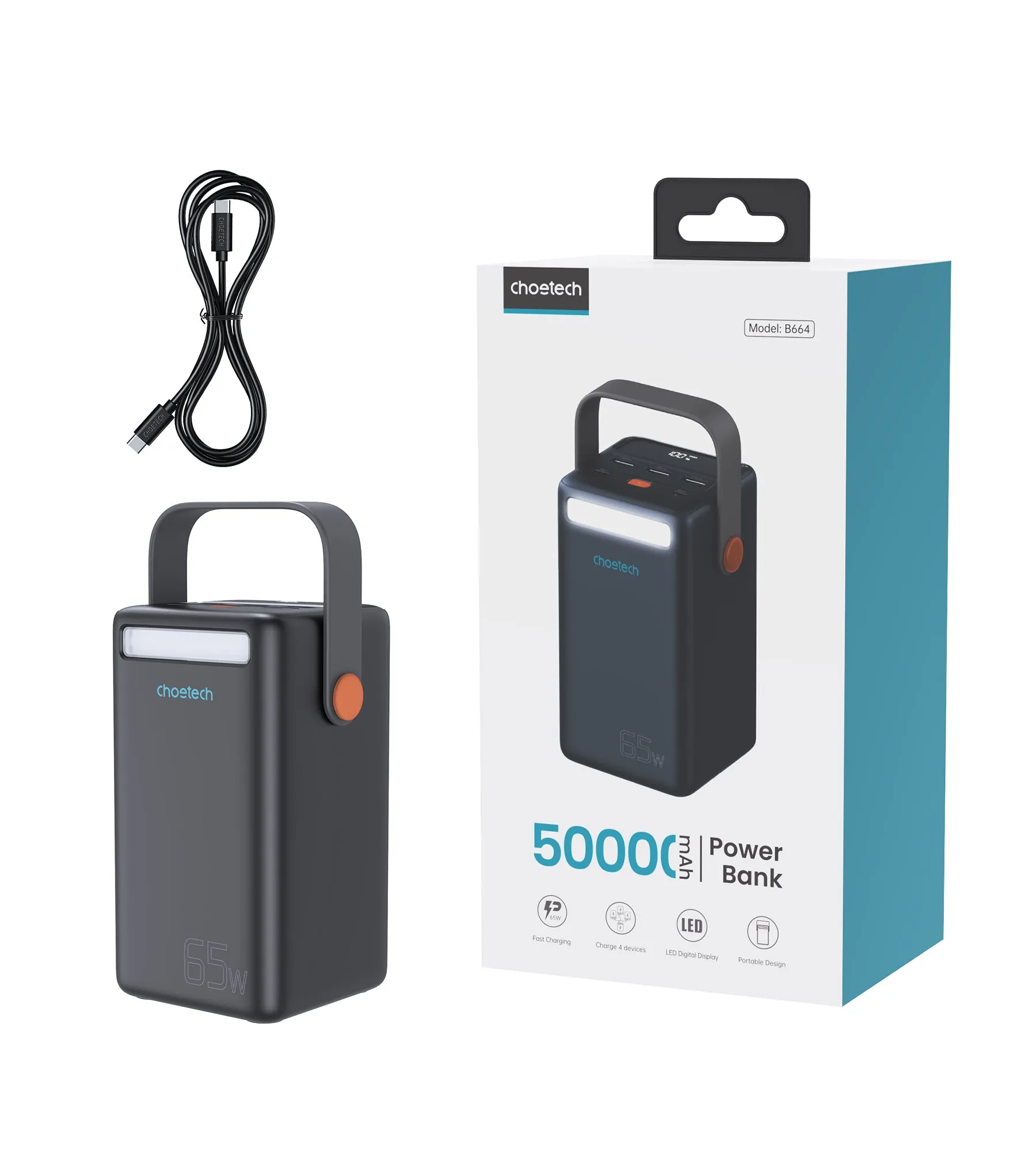 B664 Choetech 50,000mAh Power Bank