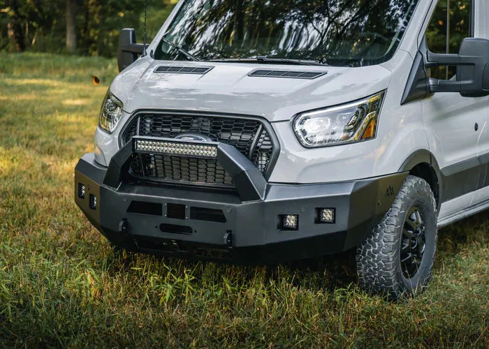 Backwoods Adventure Mods Ford Transit 2020  Front Bumper With Bull Bar