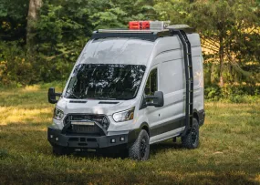 Backwoods Adventure Mods Ford Transit 2020  Front Bumper With Bull Bar