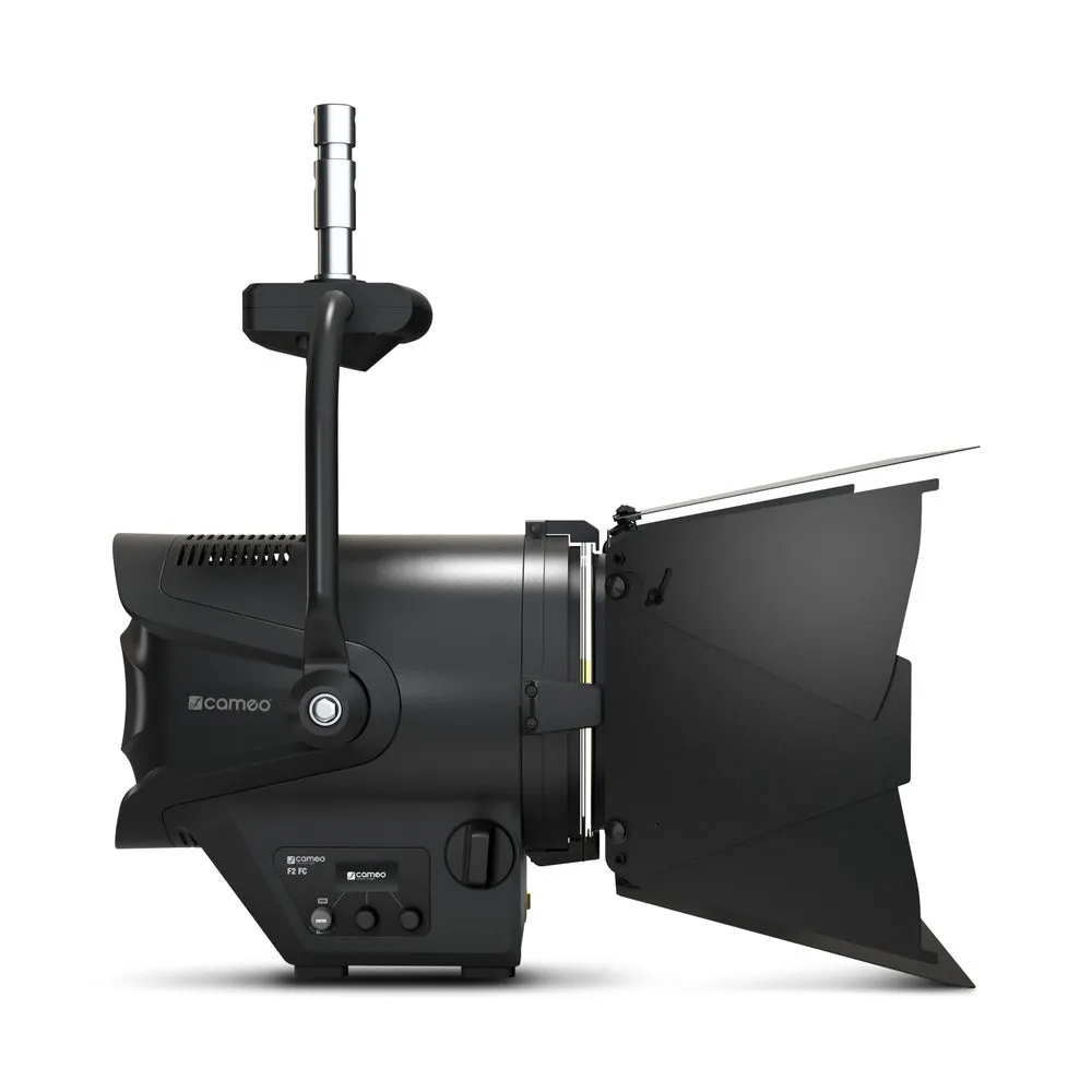 Cameo Pro CLF2FCPO Professional Pole-Operated Fresnel Full Color - Includes Barndoor and Gel Frame (RGBW)