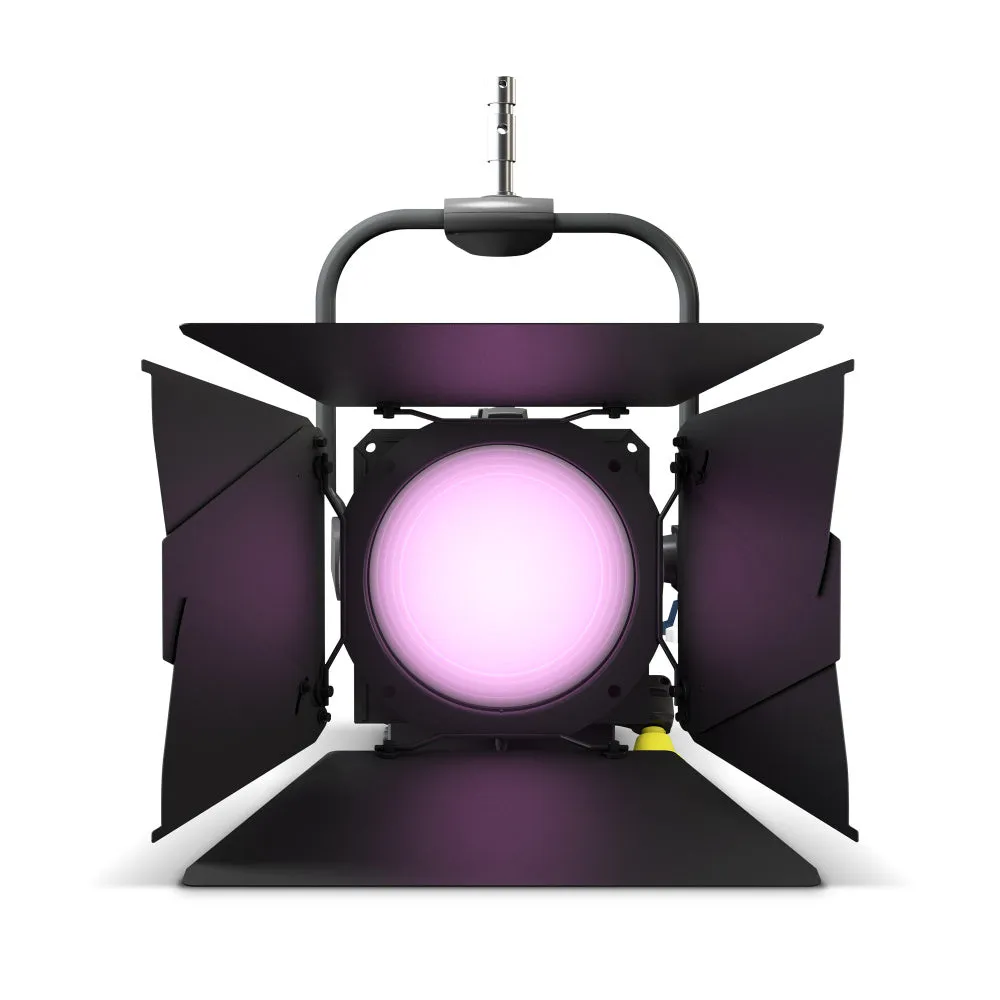 Cameo Pro CLF4FCPOIP Professional Pole-Operated IP65 Fresnel Full Color - Includes Barndoor and Gel Frame (RGBW)