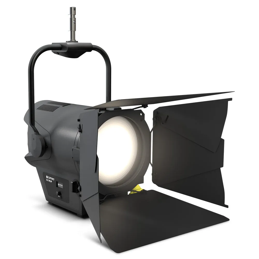 Cameo Pro CLF4TPOIP Professional Pole-Operated IP65 Fresnel - Includes Barndoor and Gel Frame (White Tungsten)