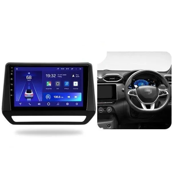 Car Dealz 10.2 Android 10.0 For Renault Triber 2019 - 2020 For Nissan Magnite 2021 In Dash Plus OEM Fascia