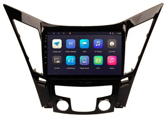 Car Dealz 10.2" Android 10.0 For Hyundai Sonata 8 2011-2015 w CAM In Dash Plus OEM Fascia