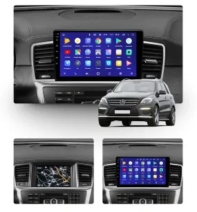 Car Dealz 10.2" Android 10.0 Mercedes-Benz M-Class M Class W166 ML 2011 - 2015 Head Unit In Dash Plus OEM Fascia