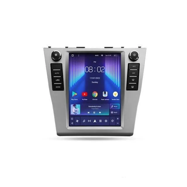 Car Dealz 11" Android 12.0 For Toyota Camry 6 XV 40 50 2006 - 2011 Tesla Vertical Screen In Dash Plus OEM Fascia