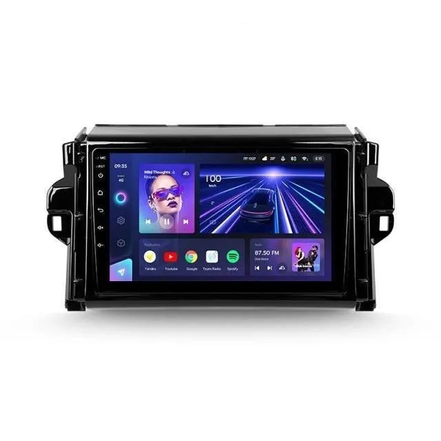 Car Dealz Elite 4G Data Model 10.2" Android 12.0 For Toyota Fortuner 2 2015 - 2020 In Dash Plus OEM Fascia