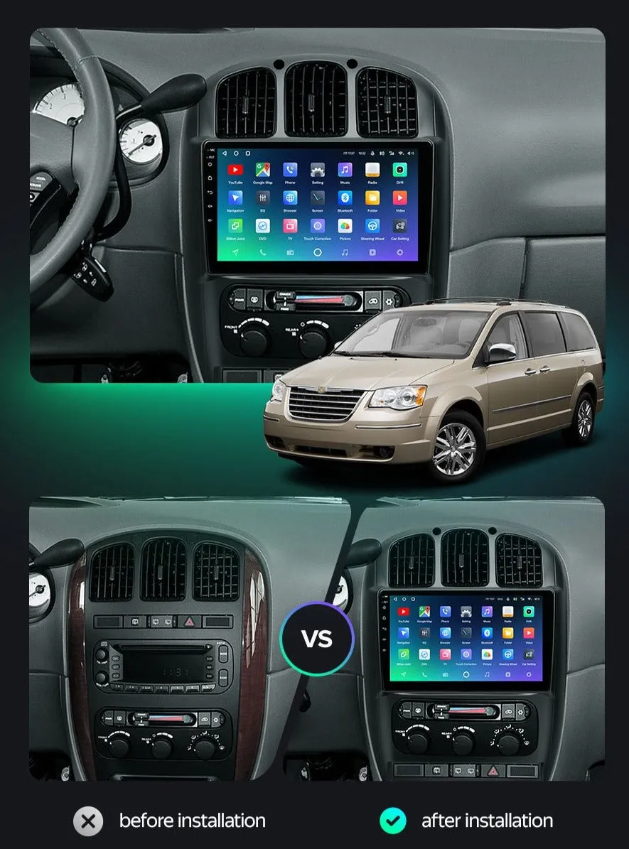 Car Dealz Premium Advanced 4G Data Model 10.2" Android 12.0 For Dodge Caravan Chrysler Voyager Town&Country 2000 - 2007