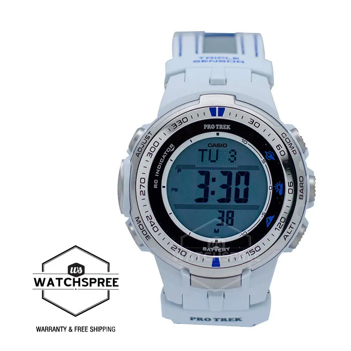 Casio Pro Trek Triple Sensor Version 3 Tough Solar Watch PRW3000G-7D