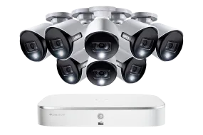 DEAL OF THE DAY! 8-channel DVR System with Eight 2K (5MP) Deterrence Security Cameras