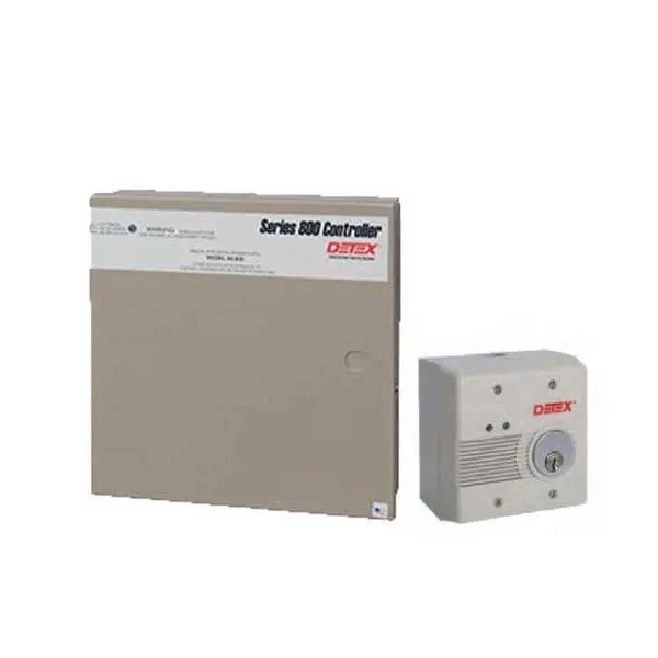 Detex - DTX-84-800 - Power Control System - Delayed Egress - Latch Retraction - Remote Interface Unit - Single Doors - 120VAC/24VDC