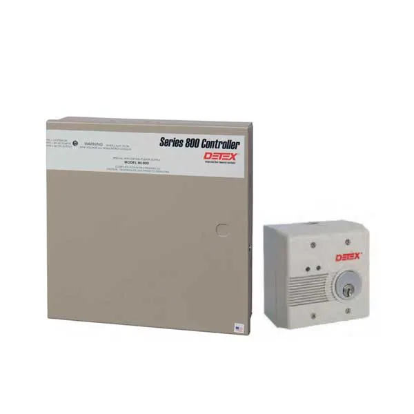 Detex- DTX-85-800 - Power Control System - Delayed Egress - Latch Retraction - Remote Interface Unit - Double Doors - 120VAC/24VDC