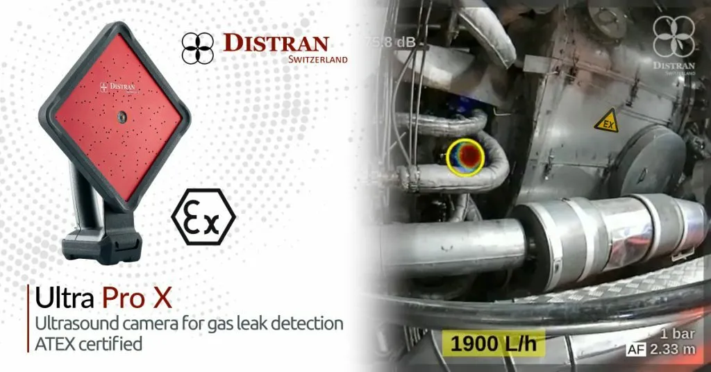 Ultra-Pro X Distran Advanced Ultrasonic Gas Leak Detection Camera - High Performance