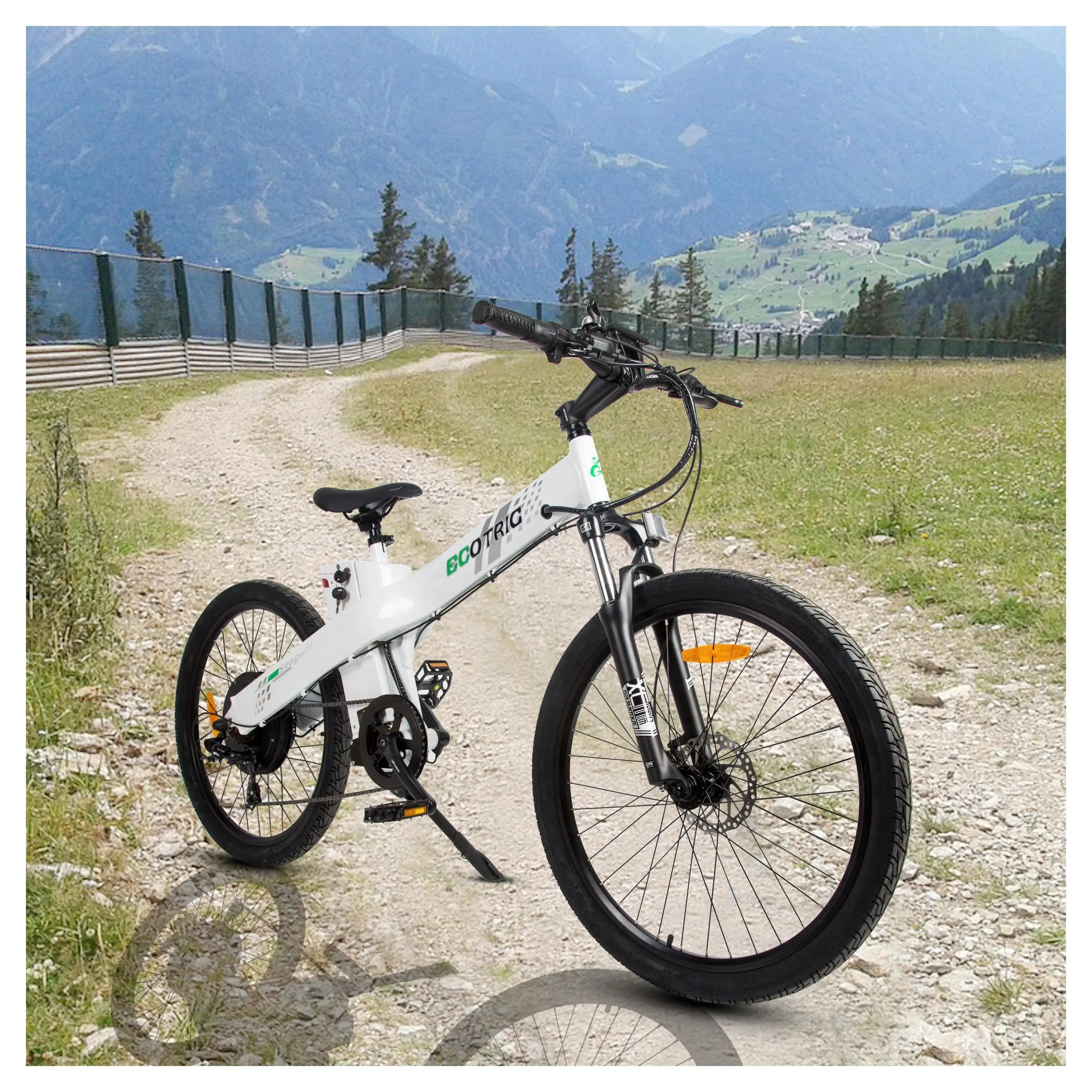 Ecotric Seagull Electric 48V 1000W Mountain Electric Bike