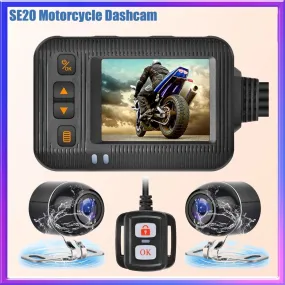 everyday Dual 720P Motorcycle DVR Full Body Waterproof Moto Camera Dash Cam Front Rear Driving Video Recorder