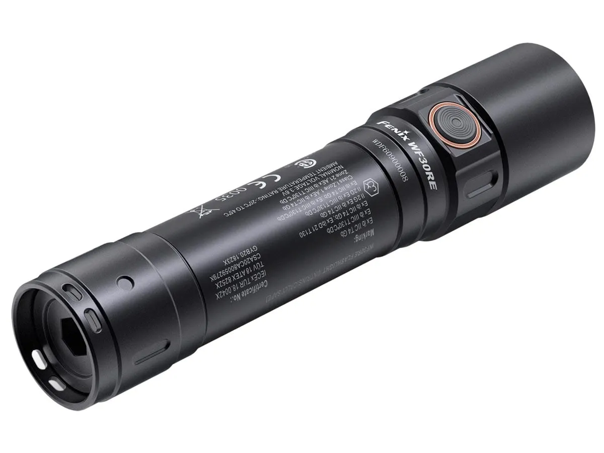 Fenix WF30RE Intrinsically Safe Rechargeable LED Torch