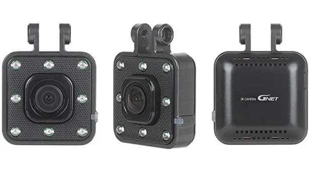 GNET GON3 3-Channel Dash Cam QHD Front / 1080P Interior & Rear - 128GB