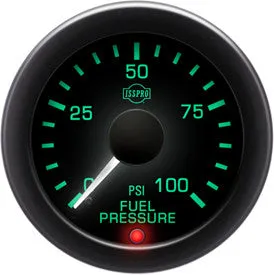 Isspro 2 1/16" 0-4000PSI HPOP Pressure Gauge with Built-in Warning Light