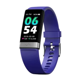 MorePro V19 Fitness Tracker ECG Monitor & Sleep Monitor Blue