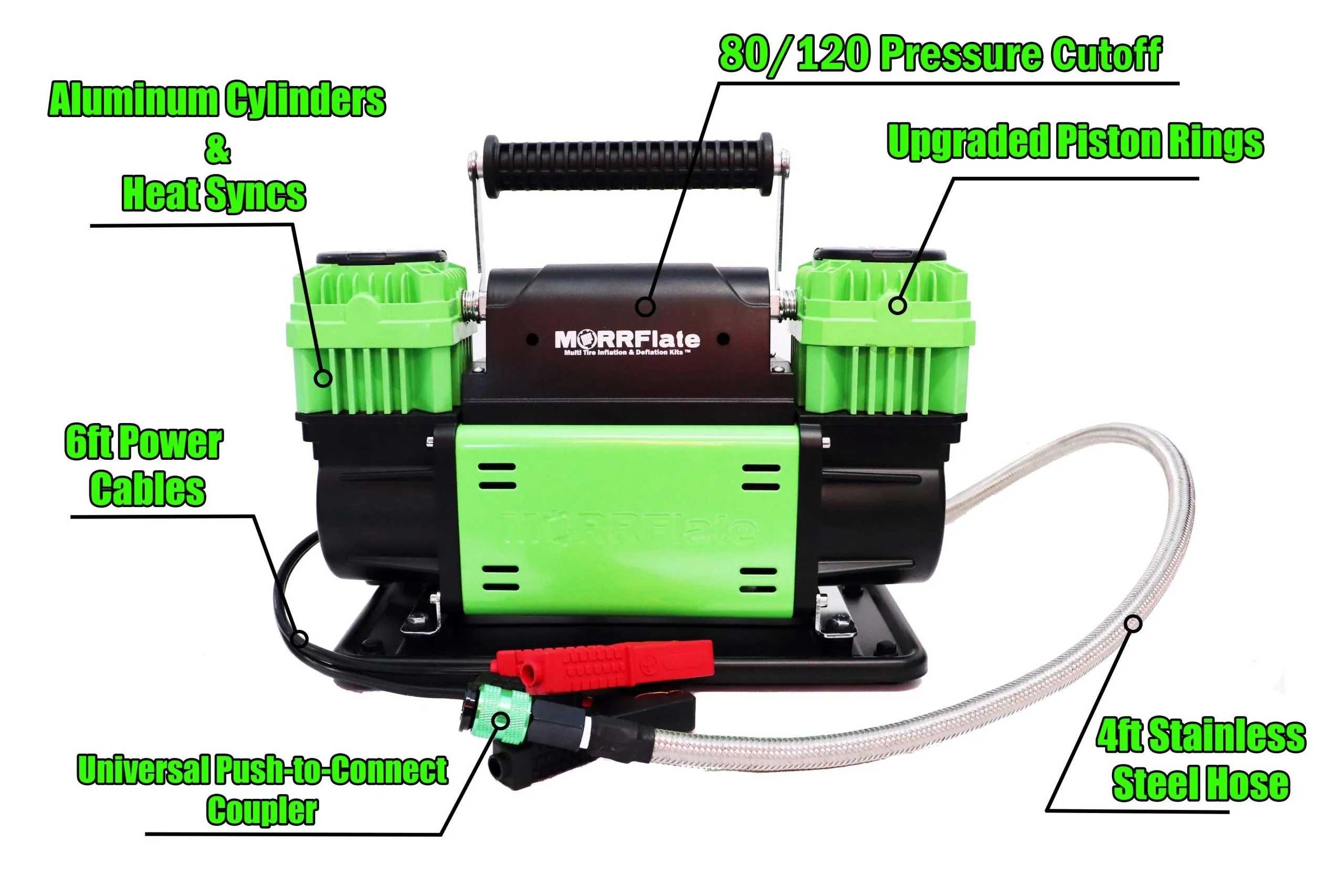 MORRFlate TenSix Portable 12V Offroad Air Compressor