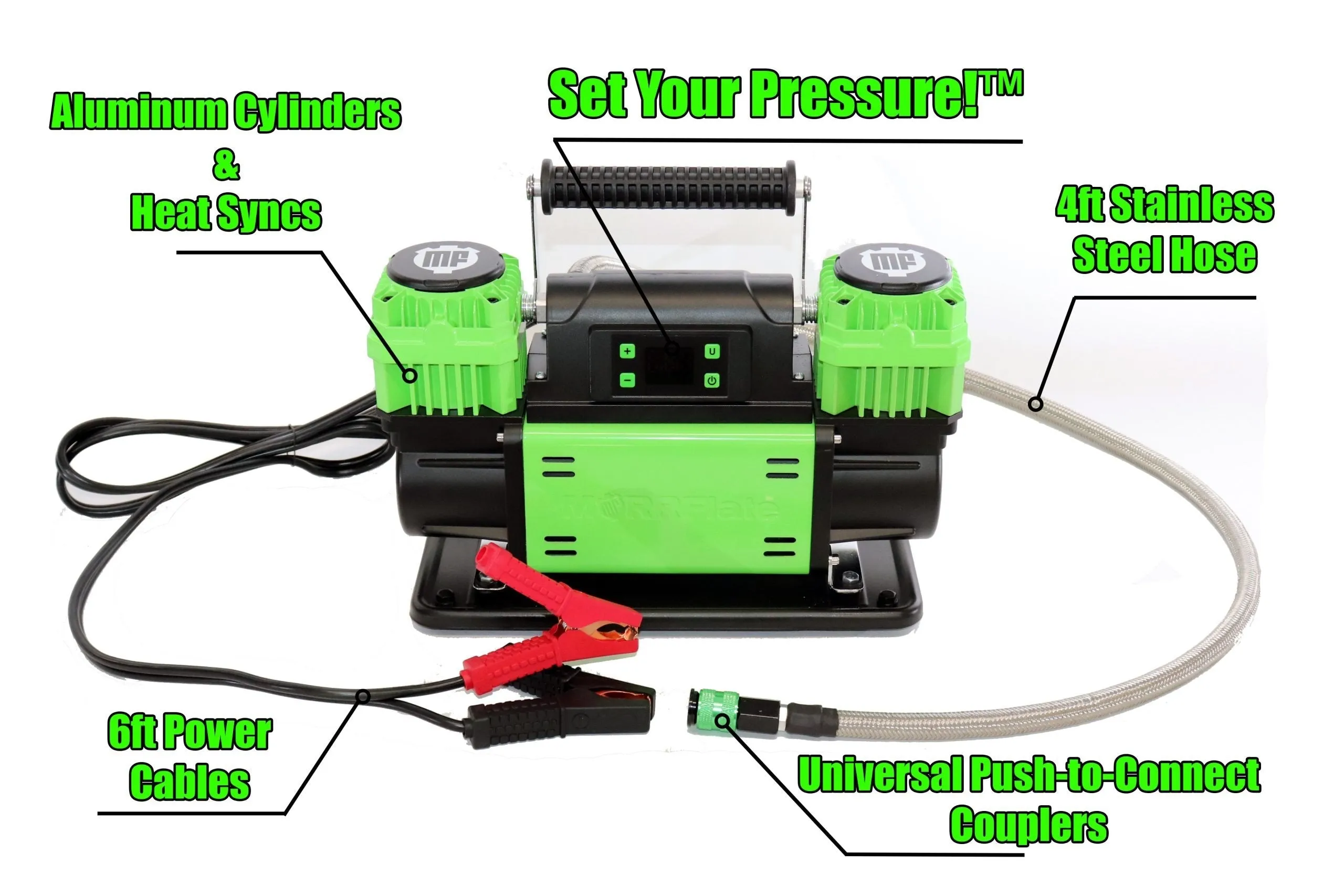 MORRFlate TenSix PSI Pro 12V Portable Compressor