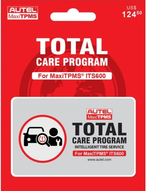 N. America Tool MaxiTPMS ITS600 Total Care (TCP) 1 Year Update