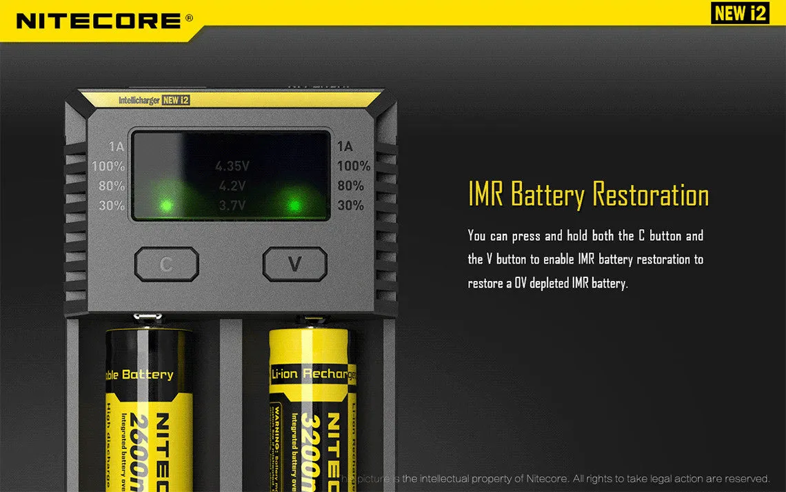 Nitecore NEW i2 Intellicharger  - 2016 Version