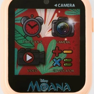 Open Box - Girls' Disney Moana Interactive Smartwatch - Pink