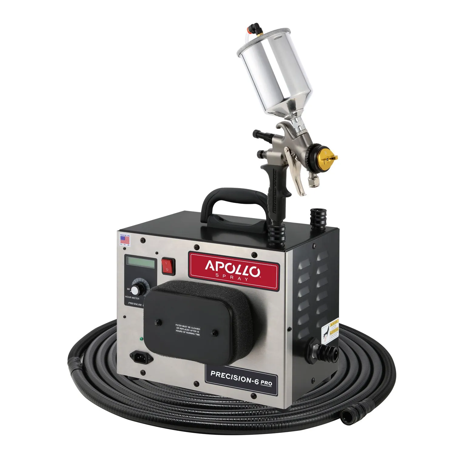 Precision-6 Pro LE | Apollo HVLP Turbo Spray TrueHVLP™ with A7700 Spray Gun