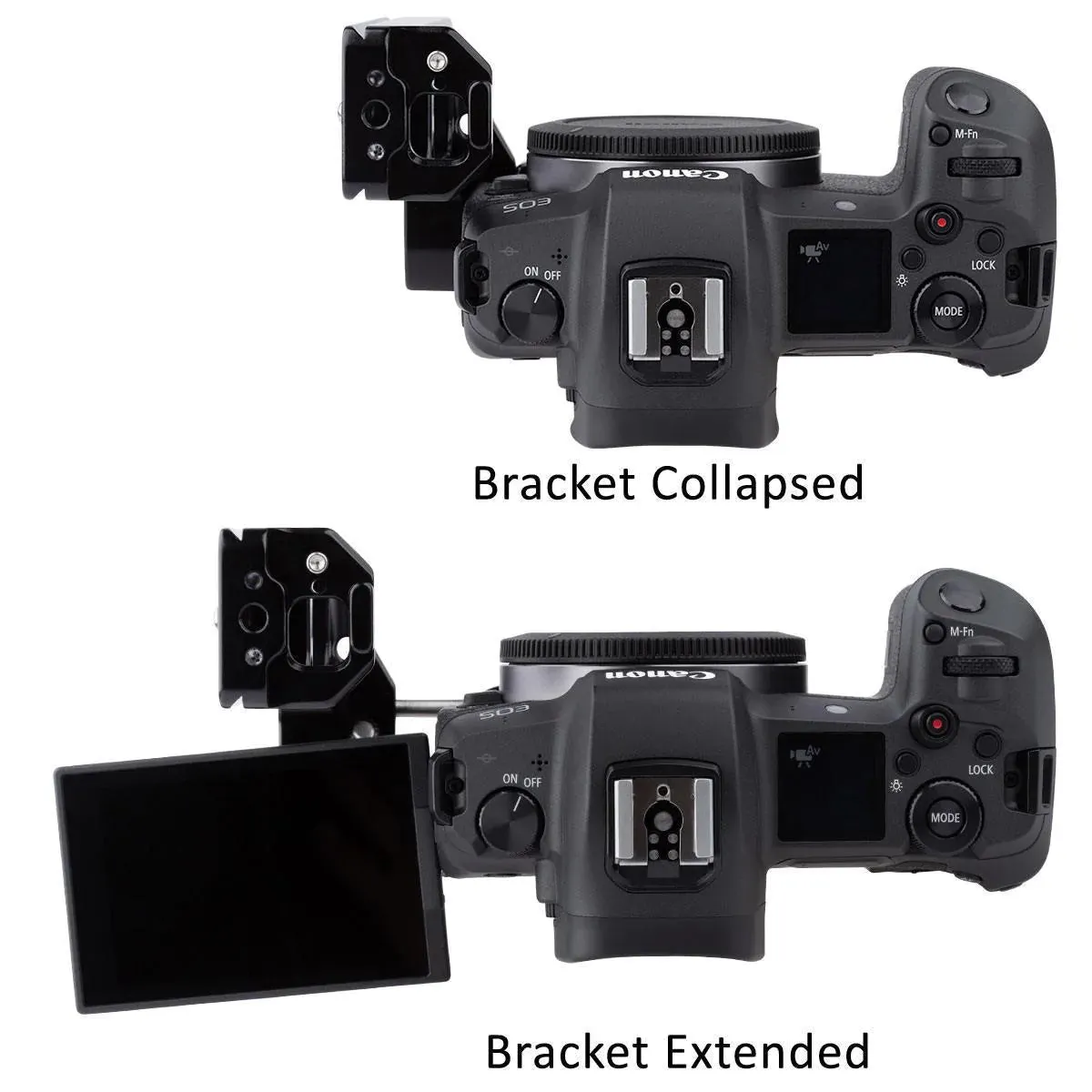 Promediagear PLX3T Universal Arca-Swiss L-Bracket for DSLR and Mirrorless Cameras with Articulating LCD screens