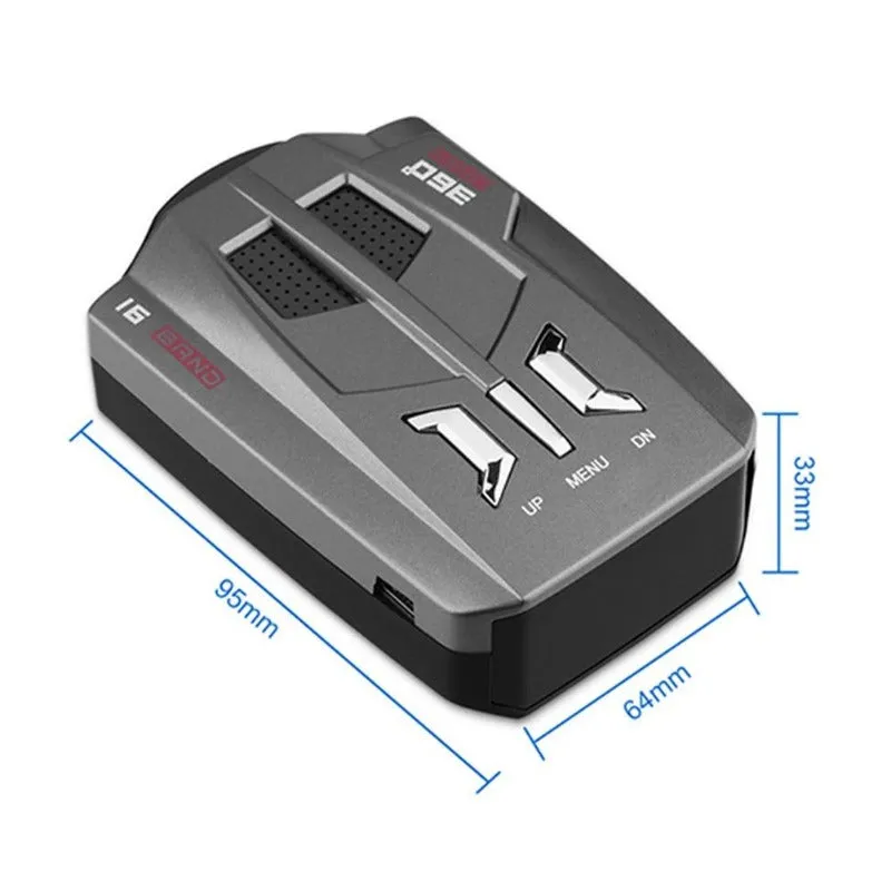 Radar Detector Mobile Speedometer V9