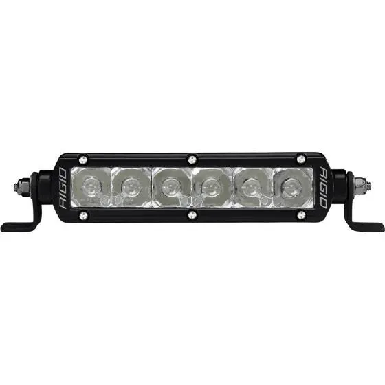 RIGID SR-Series LED Light E-Mark Certified Spot Optic 6 Inch Black Housing