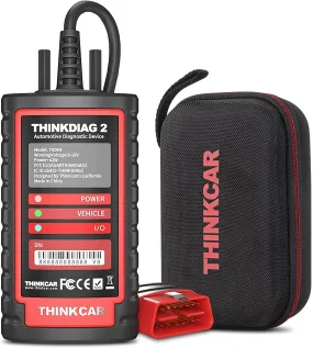 Thinkdiag2 All System Bidirectional Control OBD2 Diagnostic Scanner for Ios & Android, Bluetooth5.0 Intelligent Scan Tool with CAN-FD Protocol, Autovin, Active Test, 15  Reset Functions, ECU Coding