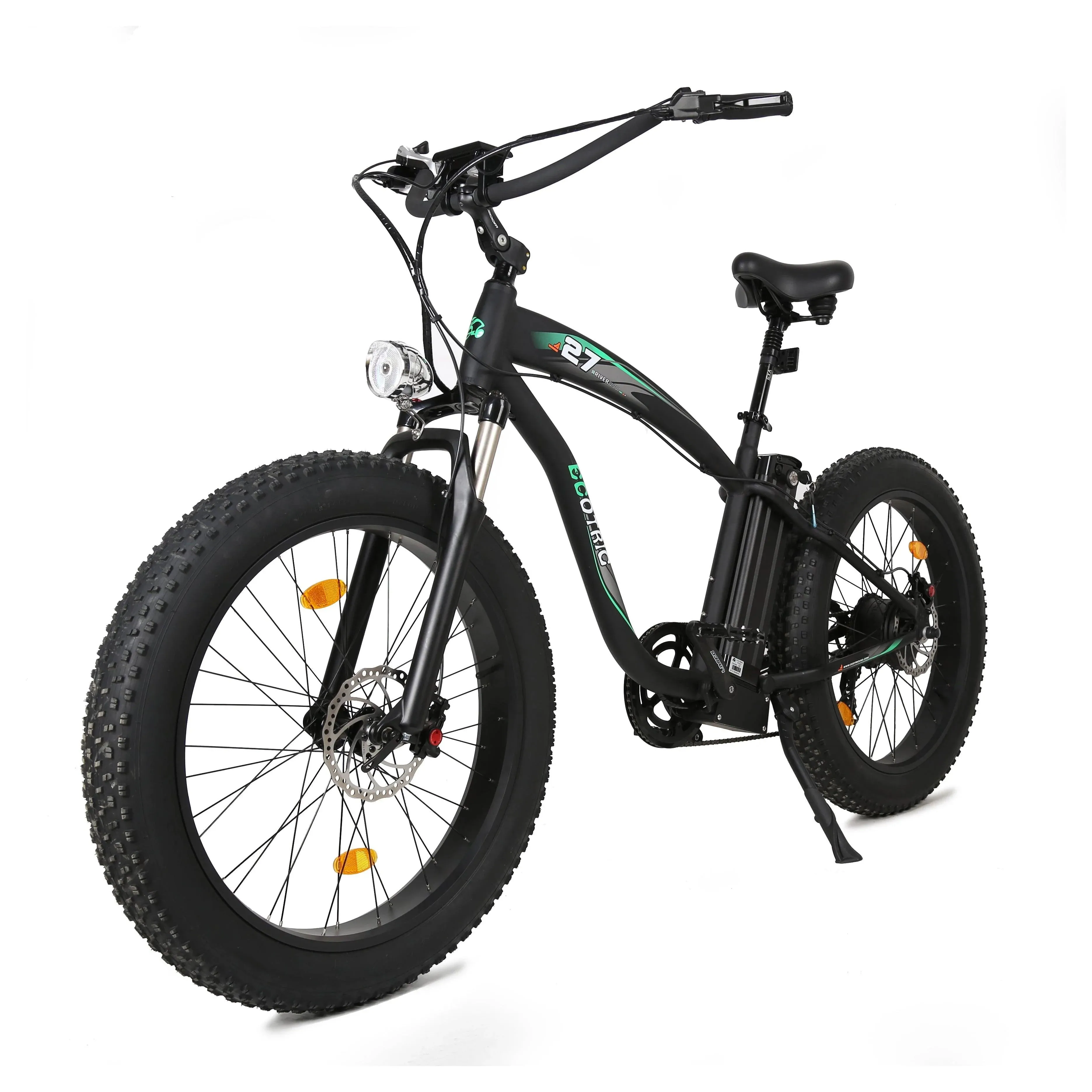 UL Certified-Ecotric Hammer Electric Fat Tire Beach Snow Electric Bike