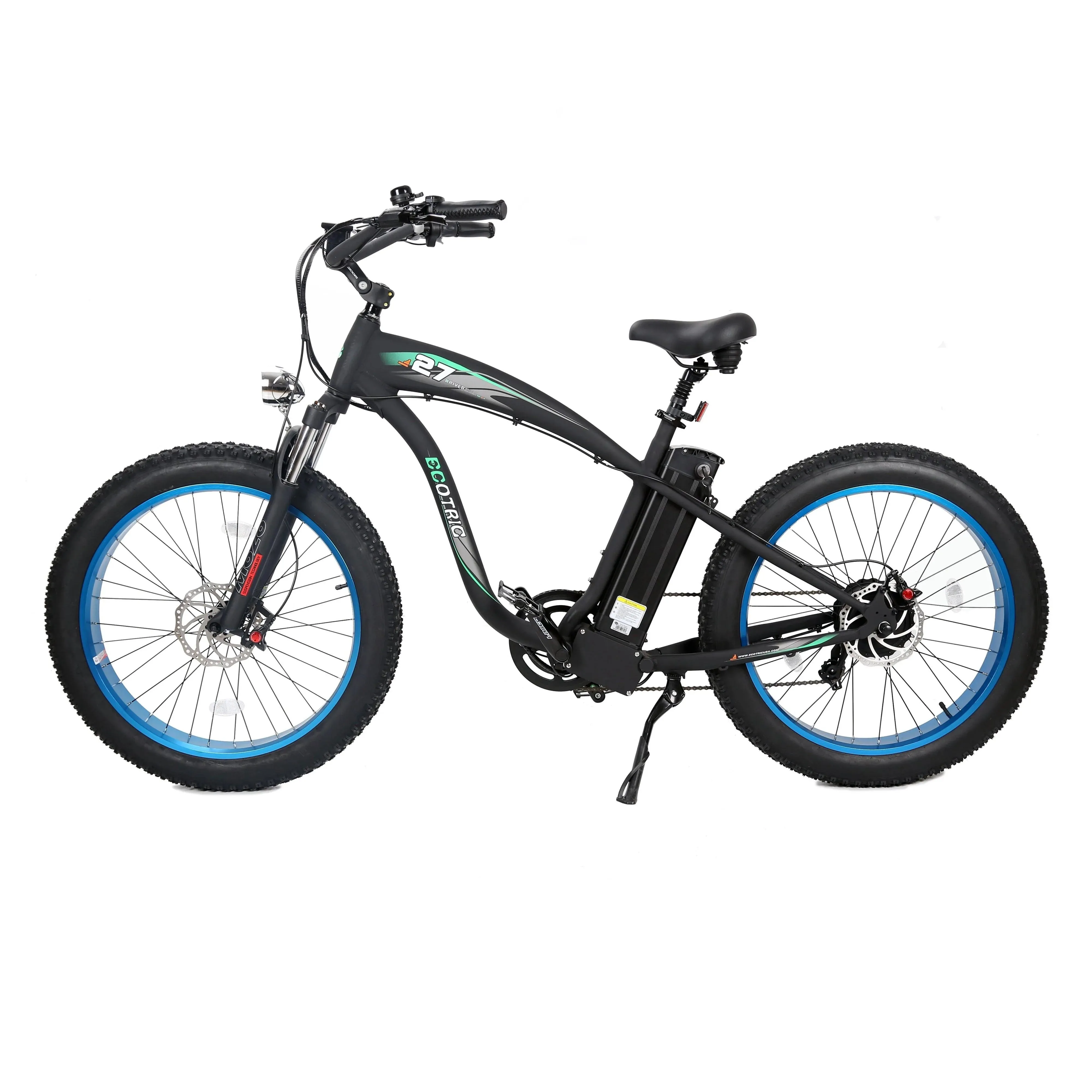 UL Certified-Ecotric Hammer Electric Fat Tire Beach Snow Electric Bike