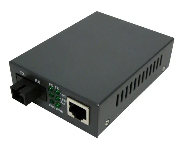 WDM Media Converter, Single-Mode, Fast Ethernet, TX1310nm 20K, RJ45-SC