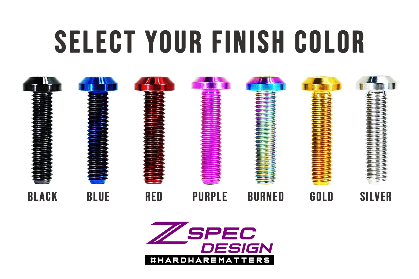 ZSPEC "Stage 3" Dress Up Bolts® Fastener Kit for '22  Subaru WRX & Legacy, Titanium